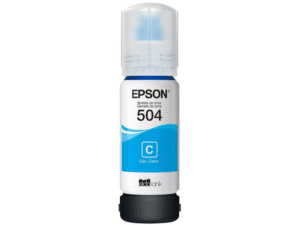 Garrafa Refil de Tinta Epson T504 Ciano - Imagem 2