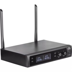 Microfone Sem Fio De Mão Duplo Uhf Hsf-102 Harmonics - Imagem 2