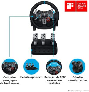 Volante Logitech G29 Driving Force para PS4, PS3 e PC - Imagem 4