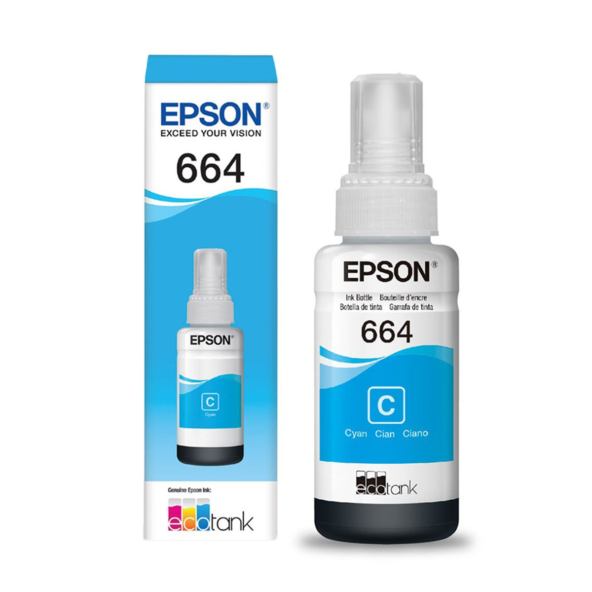 b78f99d5df9233b58ffcc1d266572651.jpg Garrafa para Ecotank ciano T664 - T664220AL L365 L375 L565 L575 L1300 L120 L380 L395 L396 - Imagem 1