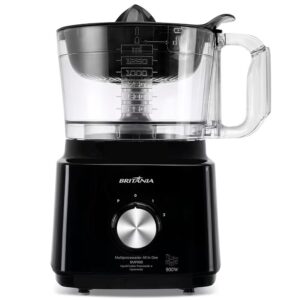 Multiprocessador de Alimentos Britânia Turbo 5 em 1 BMP900P com 2 Velocidades + Pulsar 900 W - Preto - Imagem 2