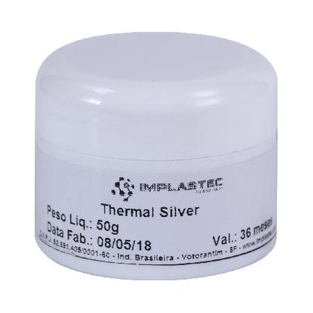 cba22dd90dd2dcd92585912bf754c9a2.jpg Pasta Térmica Thermal Silver Pote 50G - Imagem 1