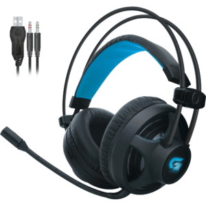 Headset Gamer Fortrek PRO H2 com LED Azul, P2, Preto - H2