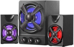 Caixa de Som 2.1 Gamer 30W RMS RGB Multilaser - Imagem 2