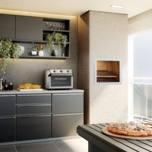 Fritadeira elétrica sem óleo Fryer Air Forno Mueller 35 Litros prata MFB35G 220V - Imagem 4