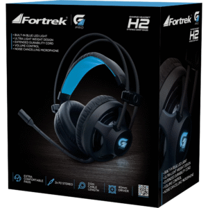 Headset Gamer Fortrek PRO H2 com LED Azul, P2, Preto - H2 - Imagem 7