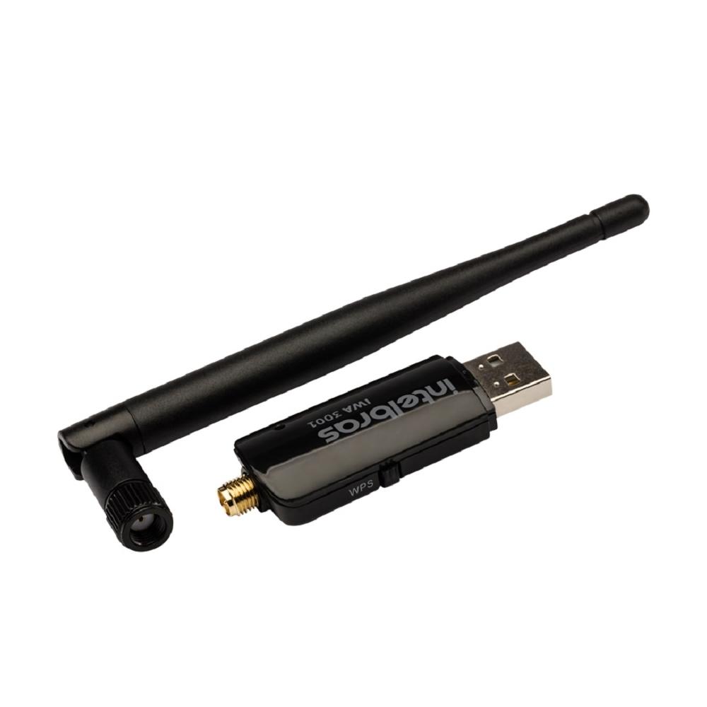 e3efc07abcde71a49de5c479bfa745f0.jpg Adaptador USB Wireless Intelbras IWA 3001 300MBPS - Imagem 1