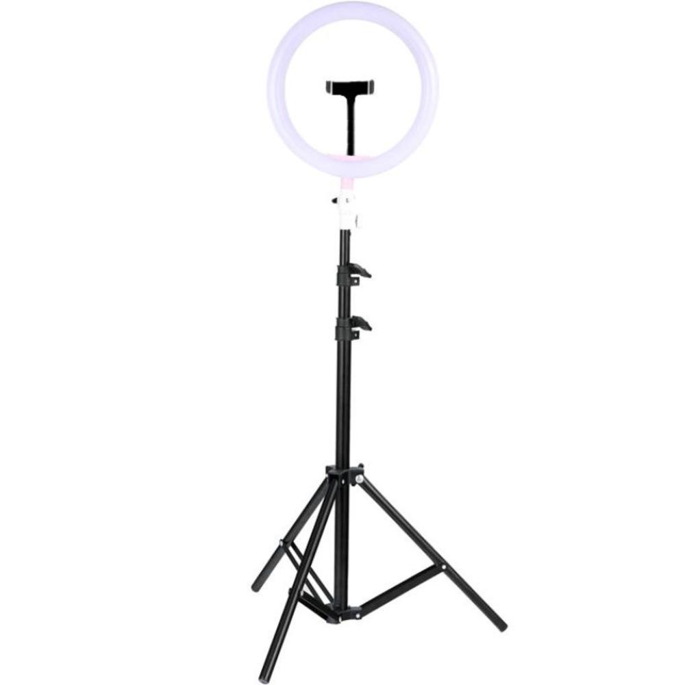 e4336248e2ecd15fb6216b8cdb6e1178.jpg Ring Light Com Suporte Para Celular E Tripé 26cm (10 polegadas) - Imagem 1