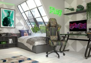 Cadeira Gamer BC3 CAMO/VD Military THUNDERX3 - Imagem 7