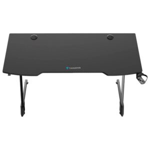 Mesa Gamer ThunderX3 ED5, Preto, Suporte para Copos e Headphones, Superficie Completa de Mousepad - Imagem 2