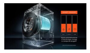 Lavadora e Secadora Brastemp 10kg/6kg com Smart Sensor, Branca - BNO10AB 220V - Imagem 8
