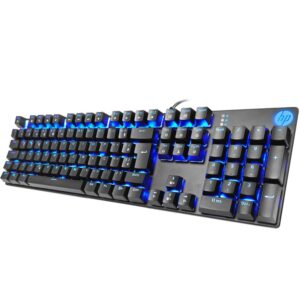 Teclado Mecânico Gamer HP GK400F,  ABNT2