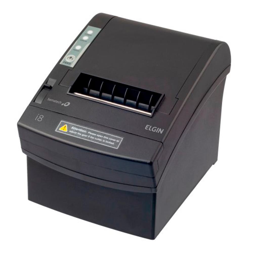 f3902db9418f344a89ef79e3d24a43f1.jpg Impressora de Cupons Elgin I8, USB, Ethernet, Bivolt, Guilhotina, Preto - Imagem 1