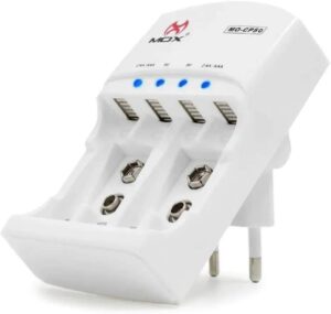 Carregador De Pilhas Baterias Bi-volt Auto Stop Mox Mo-cp50 - Imagem 3