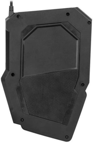 Teclado Gamer One Hand Drugi Semi Mecânico com Luz de Led Preto Warrior - Imagem 2