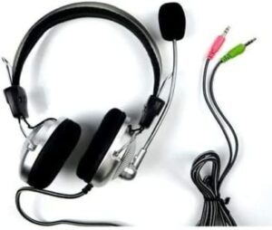 Fone de Ouvido com Micro Headphone para Computador SY-301MV Prata