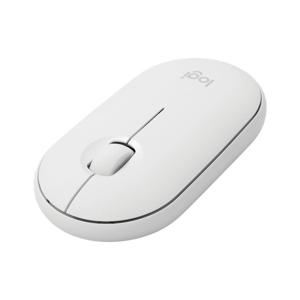 f84825a177e7d33a3ed232e6b2c6512c.jpg Mouse sem fio Logitech Pebble M350 com Conexão USB ou Bluetooth, Clique Silencioso, Design Slim Ambidestro e Pilha Inclu - Imagem 1