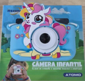 Câmera Infantil Atomo MO-x200V Personagens Variados