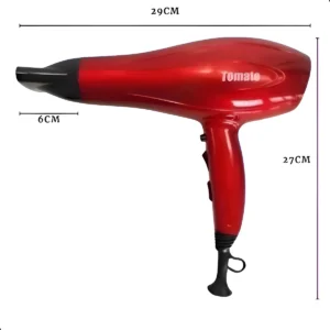 Secador De Cabelo Profissional Tomate 2000w Cor Vermelho 220V - Imagem 5