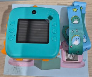Câmera Infantil Instantânea Verde Personagens - Imagem 2