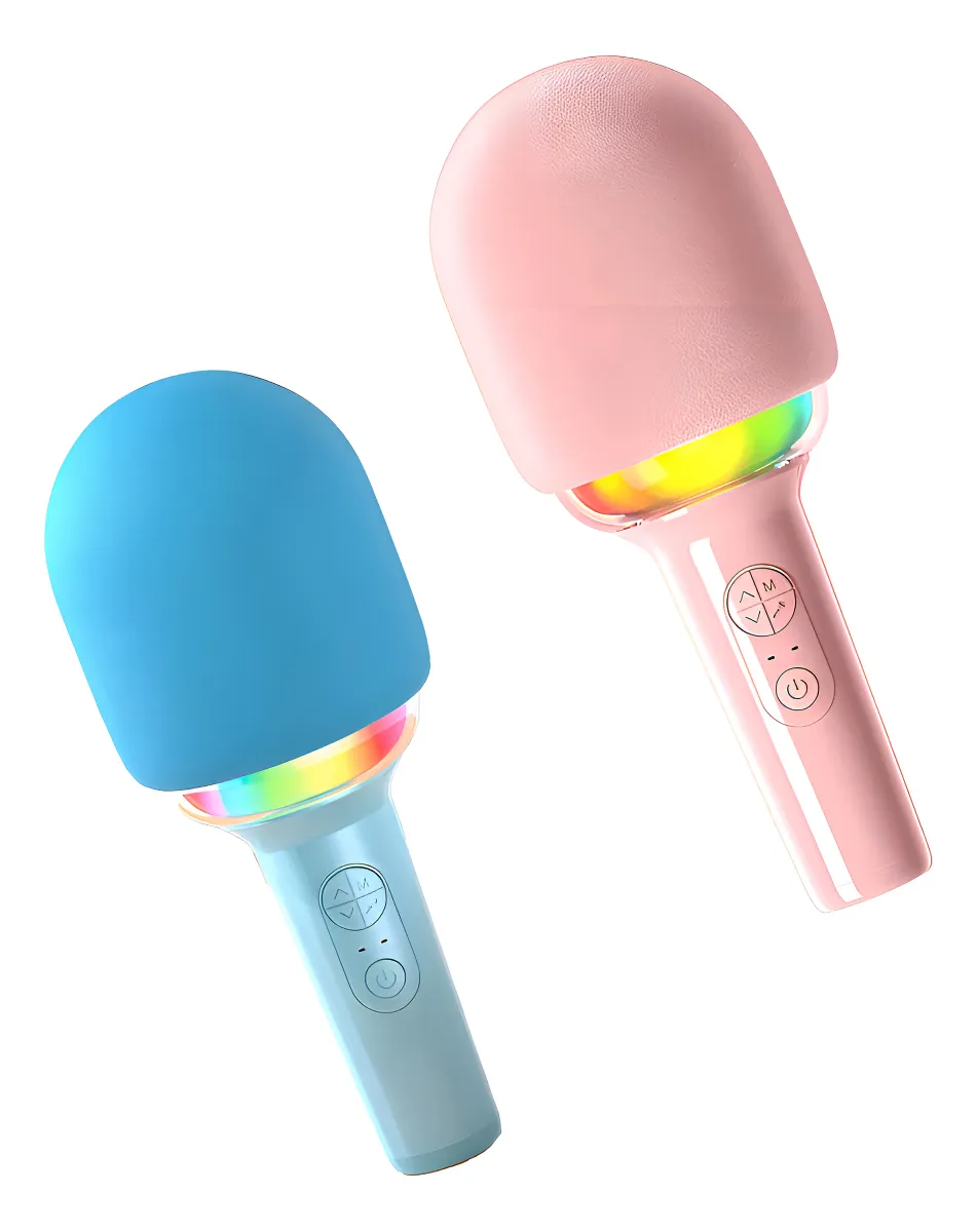 ebc9d03da09dcc70b74c9710ab94da58.webp Microfone Karaokê Bluetooth Altomex Al-929 Colores Sortidas - Imagem 1
