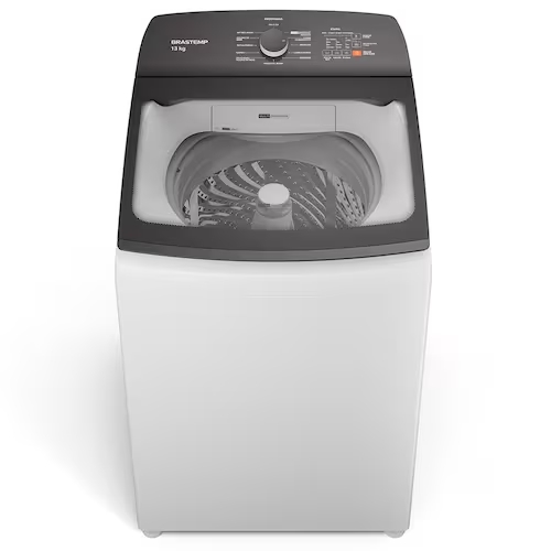 1f3b085357cd1e31702ed766f091b425-1.jpg Lavadora de Roupas Brastemp BWK13AB com Ciclo Tira Manchas Advanced e Ciclo Antibolinha Branca - 13kg - Imagem 1