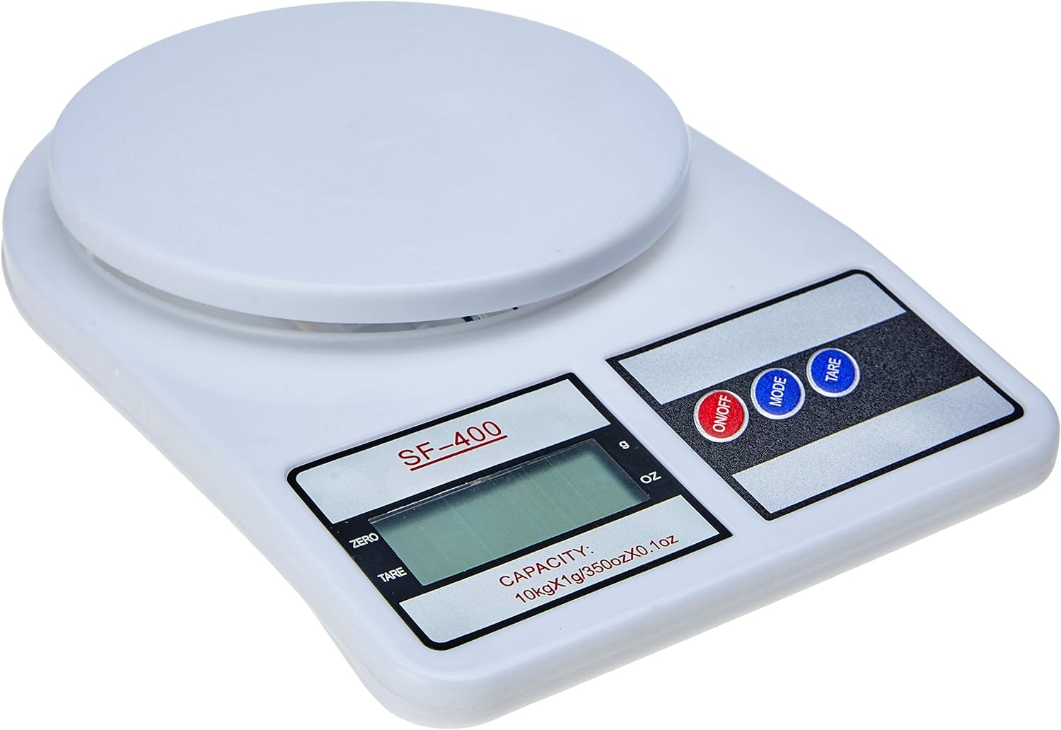 408222b73b9ec0bb5d7c1ed6f590d356-1.jpg Balança Digital de Cozinha, SF-400, Até 10 kg, Escala 1 grama - Imagem 1