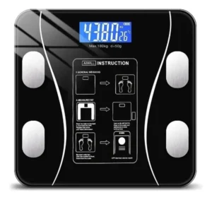 Balança Digital Bmax Bm-a15 Com Bioimpedância E App 180kg Preto