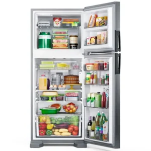 Geladeira Consul Frost Free CRM50LK Duplex Inox com Função Turbo, Iluminação em LED e Filtro Antiodor - 410 litros - 220 - Imagem 3