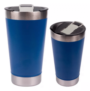 Copo Térmico Para Cerveja Café Chá Chopp 473ml C/ Tampa - Imagem 2