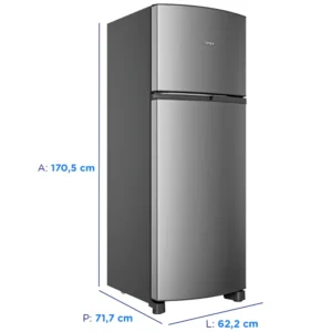 Geladeira Duplex Consul CRM40MK 333L Frost Free Inox - 220V - Imagem 2