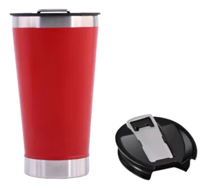 Copo Térmico Para Cerveja Café Chá Chopp 473ml C/ Tampa - Imagem 5