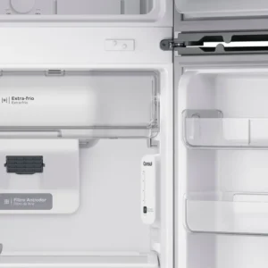 Geladeira Consul Frost Free CRM50LK Duplex Inox com Função Turbo, Iluminação em LED e Filtro Antiodor - 410 litros - 220 - Imagem 4