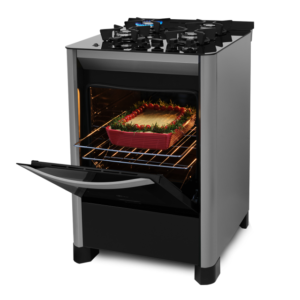Fogão de Piso a Gás Fischer 4 bocas Gran Cheff Mesa Vidro 220V - Imagem 3