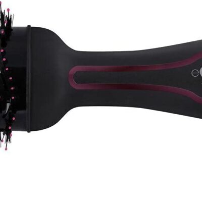 Escova Secadora Oval 220V - ESSENZA, Preto c/ detalhes Roxo