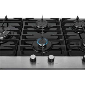 Cooktop a Gás Fischer 5 Bocas Tripla Chama Platinium com Trempe de ferro fundido Mesa Vidro Bivolt - Imagem 3