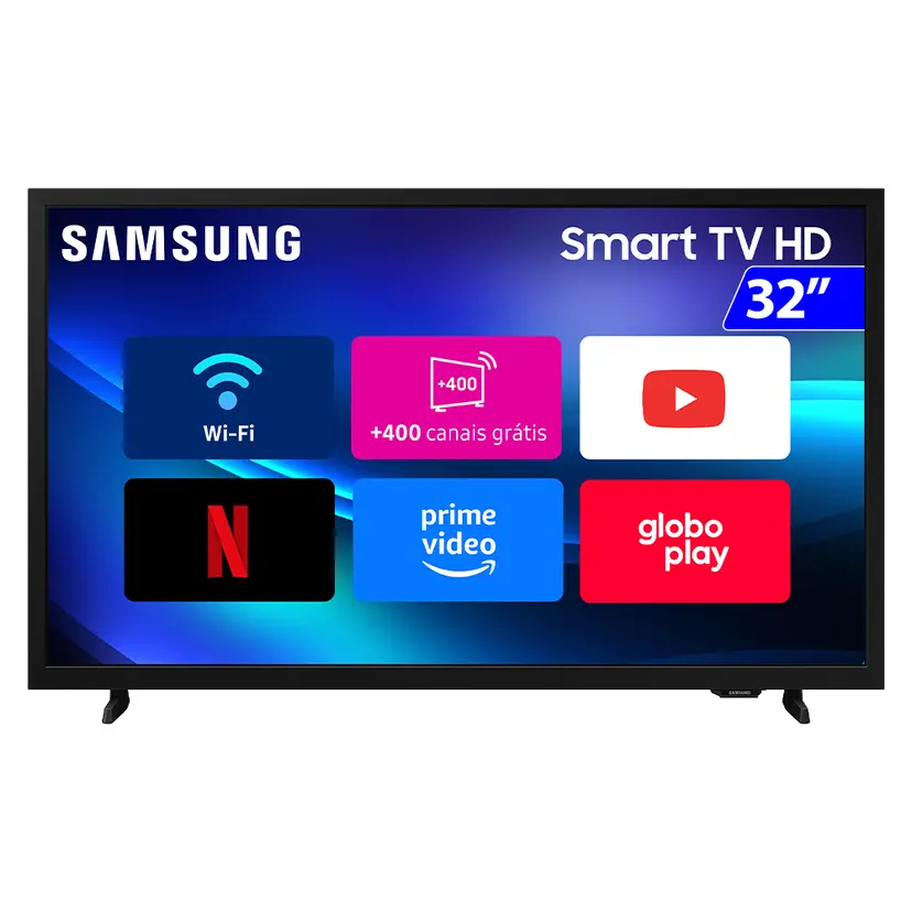 2ede36dc47ff7cfb2eb0bff888ee1f34.webp Smart TV 32" HD Samsung H5000F Sistema Operacional Tizen HDR PurColor UN32H5000FGXZD - Imagem 1