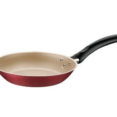 Frigideira Antiaderente Tramontina 24 cm de Alumínio Turim Vermelha
