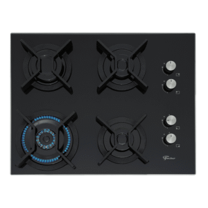 Cooktop a Gás Fischer 4 Bocas Tripla Chama Infinity com Trempe de ferro fundido Mesa Vidro Bivolt - Imagem 2