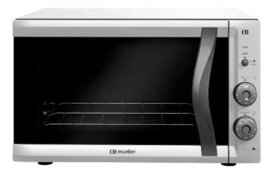 Forno Elétrico de bancada Mueller 50 litros Branco Vidro Duplo MFB50F 220V