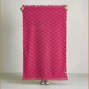 Toalha de Praia Angra Pink Karsten 86cm x 150cm - Imagem 3