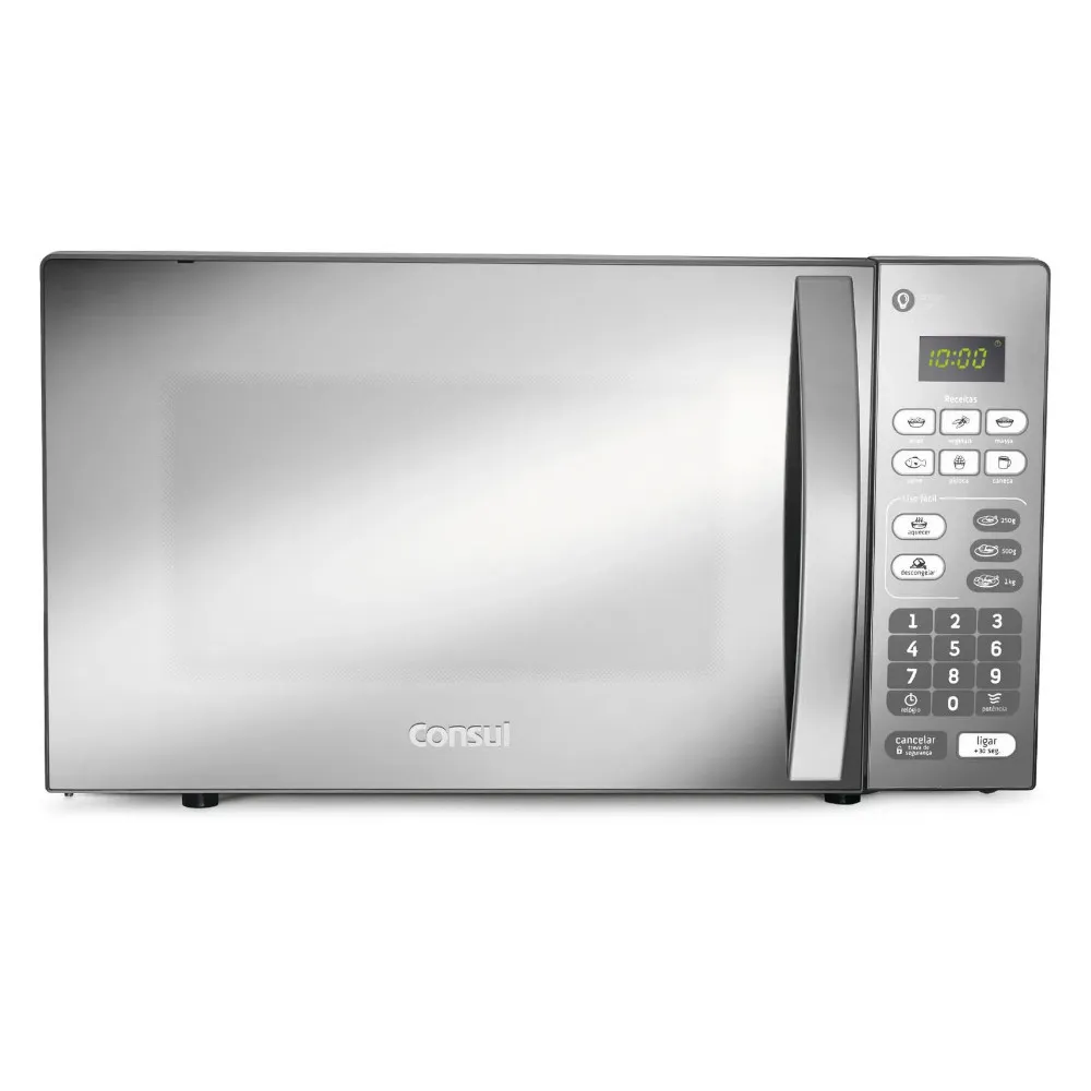 7ce885cf1ec4099dbf29bd7bf8853390.webp Micro-Ondas Consul 20L com Função Descongelar Design Moderno e Espelhado Inox CM020BFBNA 220 Volts - Imagem 1