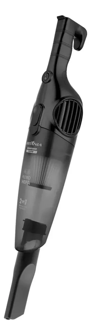 Aspirador de Pó Vertical Britânia Filtro HEPA 1250W BAS1295P Preto - Imagem 4