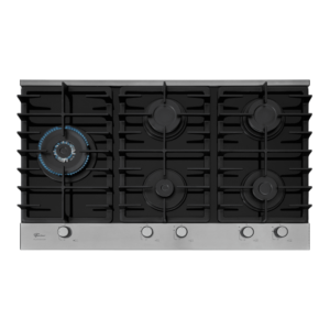 Cooktop a Gás Fischer 5 Bocas Tripla Chama Platinium com Trempe de ferro fundido Mesa Vidro Bivolt - Imagem 2