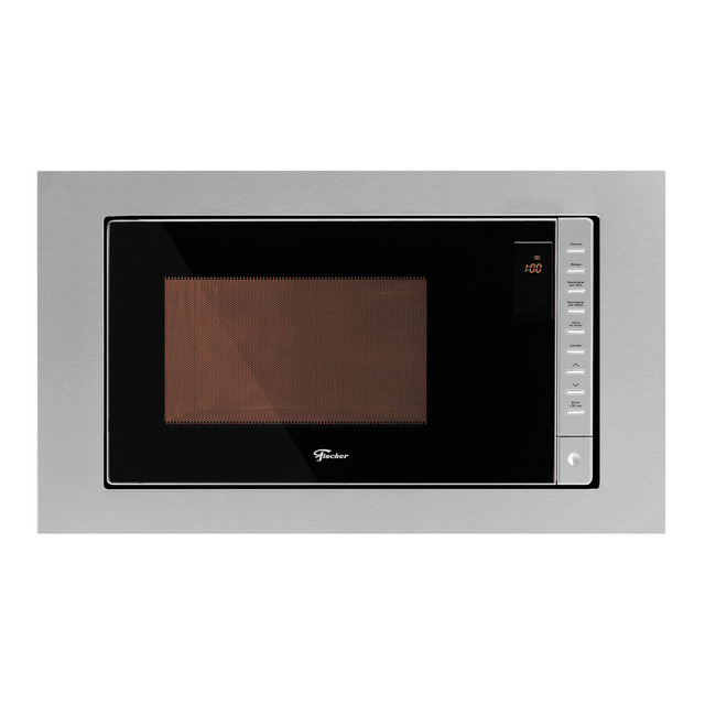 9ddf137e36182ba179ea41f691eae38f.jpg Micro-ondas de Embutir Fischer Fit Line 25 litros com função Descongelar - Imagem 1