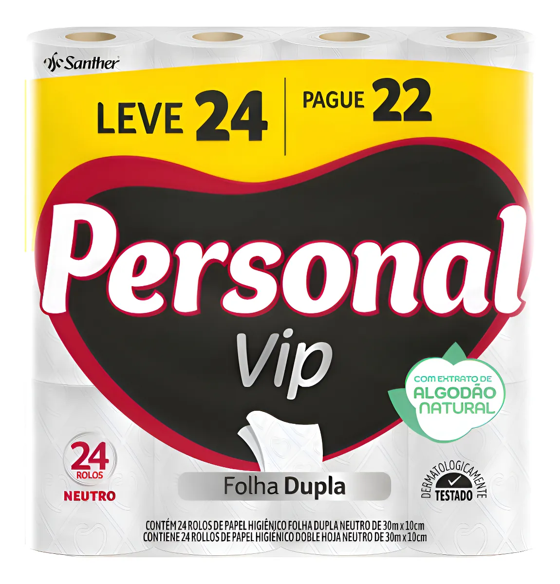 e297e8b7e53d5b2eb4ba841e429cc498.webp Papel Higiênico Vip Leve 24 E Pague 22 Personal - Imagem 1