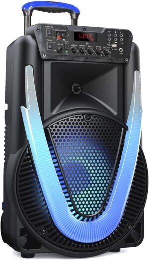 Caixa de Som Acústica Multilaser Sunny II 15 Pol. 800W BT/AUX/SD/USB/FM - Imagem 2