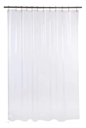 Cortina Box Banheiro Pvc Transparente 1.95 m x 1.4 m