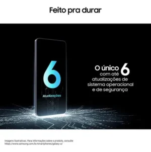 Celular Samsung Galaxy A17 Com Ia, 256gb, 8gb Ram, Câm De 50mp, Tela De 6.7 , Nfc, Ip54 - CinzaSM-A175FZAMZTO - Imagem 7