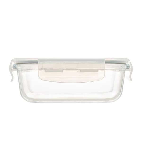 12c178ff62e2ca7925e8b8632f44b132.webp Pote de Vidro 370ml retangular Hermético - Imagem 1